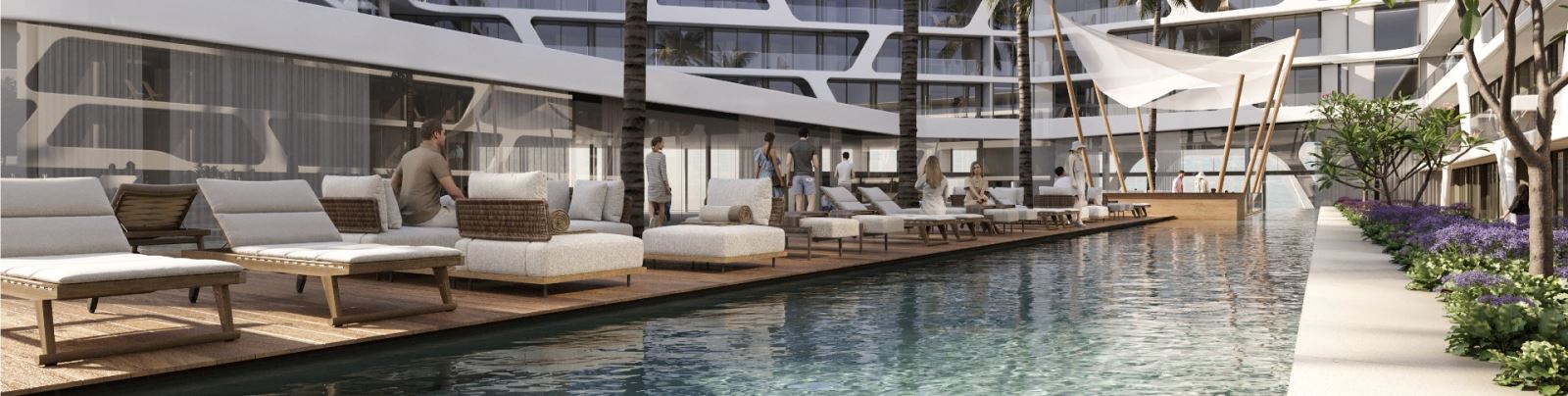 בריכת המלון