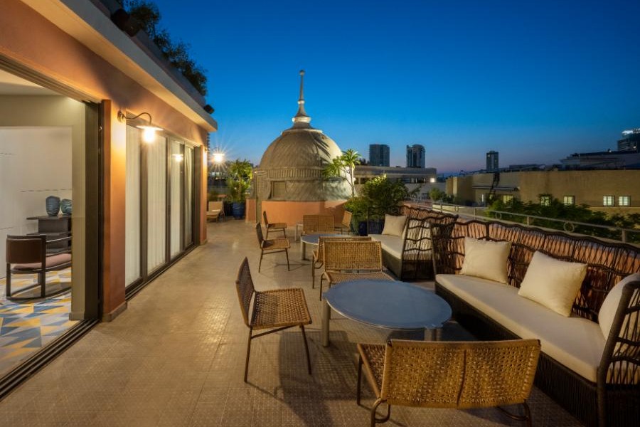 תמונת מרפסת גג במלון נורדוי