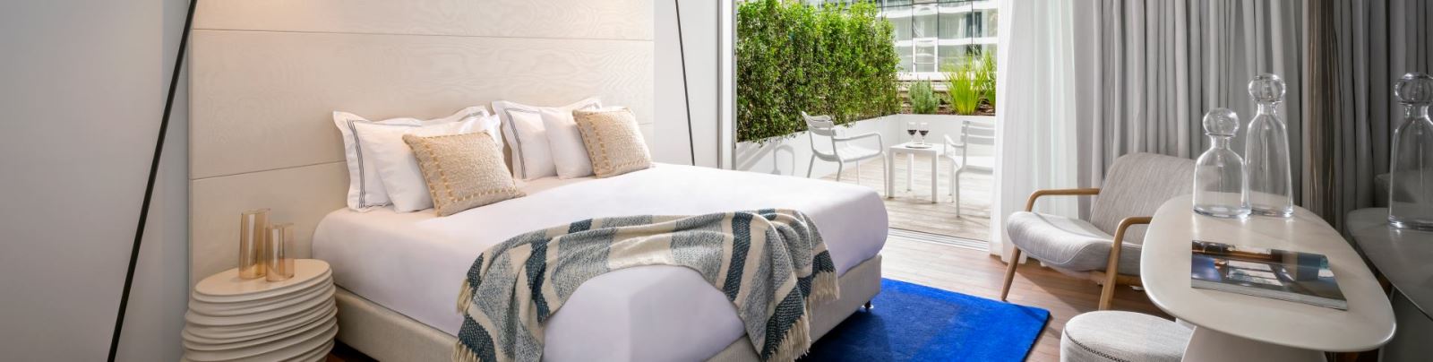 חדר דלקס עם גינה