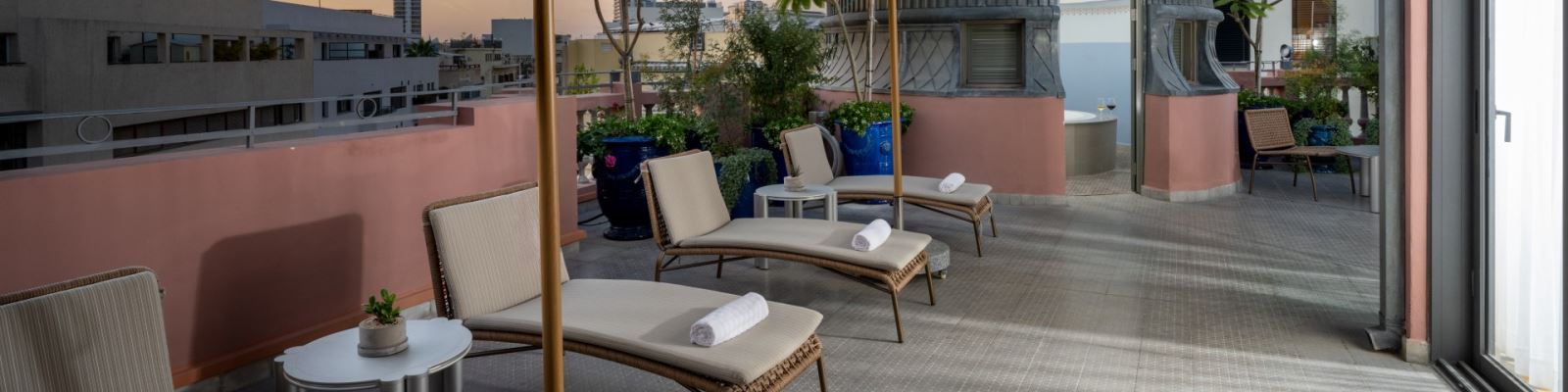 מלון נורדוי גג המלון